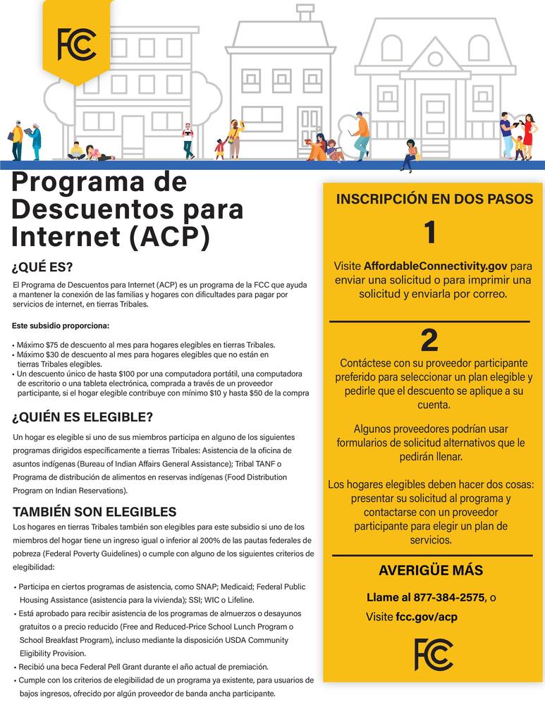 Programa de Descuentos para Internet (ACP)